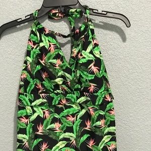 NWOT 18W Plus Size Tropical Breeze Tankini